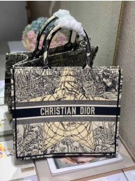 Imitation Top DIOR BOOK TOTE EMBROIDERED CANVAS BAG C1287-14 Tl8962tr16