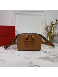 Imitation Top VALENTINO Origianl leather shoulder bag V0020 brown Tl19547tr16