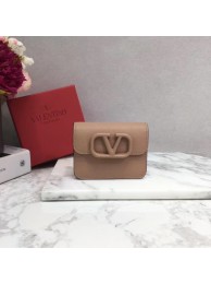 Imitation VALENTINO Origianl leather Card Holder 062 pink Tl19778RC38