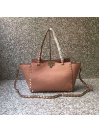 Imitation VALENTINO Rockstud medium tote 0972 pink Tl19635KV93