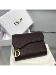 Knockoff AAAAA DIOR OBLIQUE 5-POCKET CARD HOLDER M928 Dark Brown Tl9284Jc39