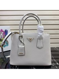 Knockoff AAAAA Prada Galleria Saffiano Leather Bag 1BA232 White Tl6364Jc39