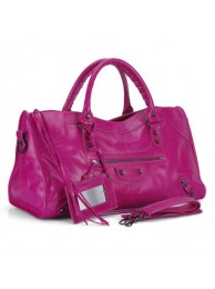 Knockoff Balenciaga Covered Giant City bag 084328 Plum Tl16261Ez66