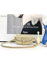 Knockoff Best MEDIUM DIOR BOBBY BAG Warm Taupe Box Calfskin M9327 Beige Tl8471sm35