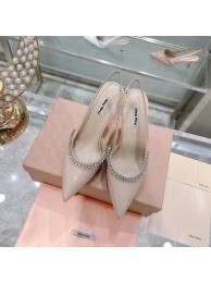 Knockoff Best MIUMIU Shoes 55mm or 85mm Heels MIUMIU72369 Nude Tl18691sm35