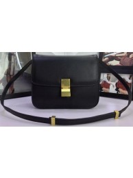 Knockoff Celine Classic Box Flap Bag Calfskin Leather C88008 Black Tl5187yK94