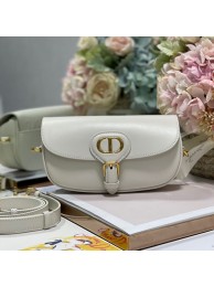 Knockoff DIOR BOBBY EAST-WEST BAG Box Calfskin M9317S Off White Tl8091tU76