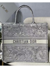 Knockoff DIOR BOOK TOTE Gray Toile de Jouy Reverse Embroidery M1286ZR Tl8667iV87