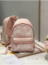 Knockoff DIOR medium DIORTRAVEL BACKPACK M6109 pink Tl8231Ez66