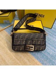 Knockoff FENDI fabric bag 8BR601 brown Tl13010Bt18