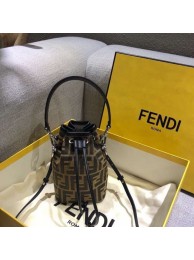 Knockoff High Quality Fendi MON TRESOR mini-bag 8BS010 black Tl13127Lg12