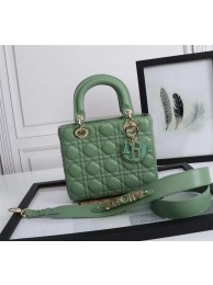 Knockoff LADY DIOR MY ABCDIOR BAG Cannage Lambskin M0538O green Tl8334vf92