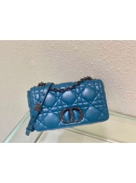 Knockoff MEDIUM DIOR CARO BAG Gradient Cannage Lambskin M9242WN blue Tl8456tU76