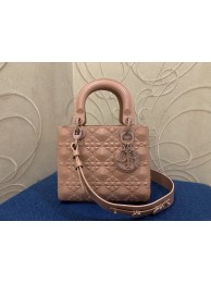 Knockoff MEDIUM LADY DIOR BAG Cannage Calfskin C2813 pink Tl8281NL80