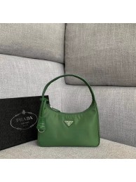 Knockoff Prada Re-Edition nylon Tote bag 91204 green Tl6282yK94