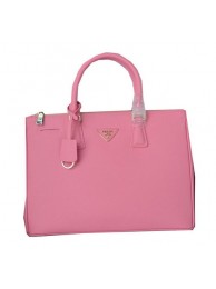 Knockoff Prada Saffiano Calfskin Leather Tote Bag PBN1786 Pink Tl6631tU76