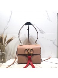 Knockoff Valentino Garavani VRING Small leather shoulder bag 00843 apricot Tl19594tp21