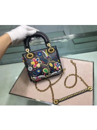 LADY DIOR embroidered cattle leather M05053 Tl9155FA31