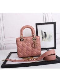 LADY DIOR MY ABCDIOR BAG Cannage Lambskin M0538O Cherry Blossom powder Tl8333iZ66