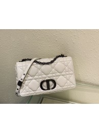 LARGE DIOR CARO BAG Gradient Cannage Lambskin M9243E white Tl8462uk46