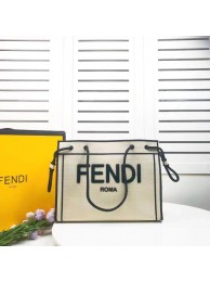 Luxury FENDI canvas bag F6501 gray Tl12971Px24