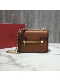 Luxury Replica VALENTINO Uptown shoulder bag A3196 brown Tl19650vv50