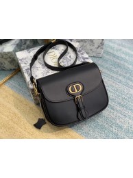 MEDIUM DIOR BOBBY BAG Box Calfskin M9319 black Tl8972jo45