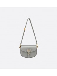 MEDIUM DIOR BOBBY BAG Box Calfskin M9319 grey Tl8937su78