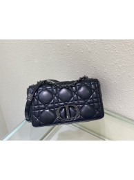 MEDIUM DIOR CARO BAG Gradient Cannage Lambskin M9242WN black Tl8458Xw85