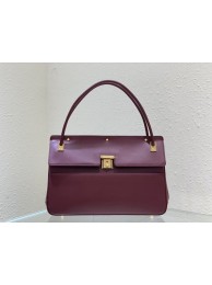 MEDIUM DIOR Shoulder Bag Calfskin C0701 Wine Tl8448uU16