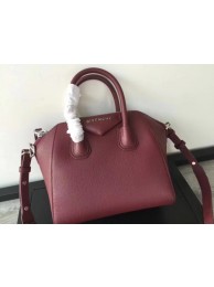 New Givenchy Antigona Bag Calfskin Leather G9982 wine Tl18297Uf80