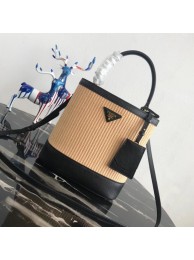 Prada Double Medium bag 1BA210 black Tl6432rh54