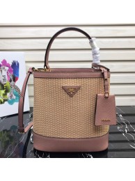 Prada Double Medium bag 1BA210 Pink Tl6376DV39