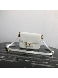 Prada Embleme Saffiano leather bag 1BD217 white Tl6306OG45