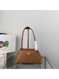 Prada Leather Triangle bag 1BA368 brown Tl5772nE34