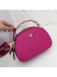 Prada Odette Saffiano leather bag 1BH123 rose Tl6443vN22