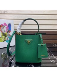 Prada Panier small Original Saffiano Bag 1BA217 Green Tl6254hk64