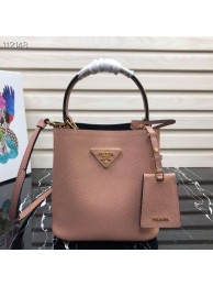 Prada Panier small Original Saffiano Bag 1BA217 Pink Tl6258uU16