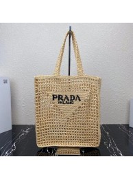 Prada Raffia tote bag 1CH393 Biscuits Tl5897ff76