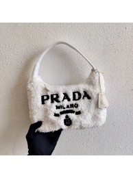 Prada Re-Edition 2000 terry mini-bag 1NE515 white Tl5890ki86