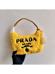 Prada Re-Edition 2000 terry mini-bag 1NE515 yellow Tl5885Ag46