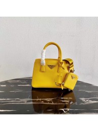 Prada Saffiano leather mini-bag 1BA296 yellow Tl6139MO84