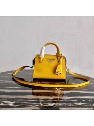 Prada Saffiano leather mini-bag 2BA269 yellow Tl6122jf20