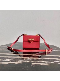 Prada Saffiano leather Prada Symbole bag 1BD270 red Tl6029nQ90