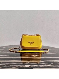 Prada Saffiano leather shoulder bag 2BD275 yellow Tl6048hi67