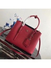 Prada Saffiano original Leather Tote Bag BN2838 red Tl6390KX51