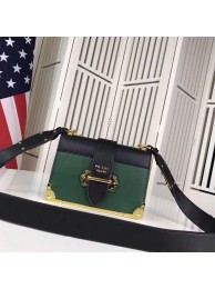 PRADA Shoulder Flap Bag Original Leather P2312 Green Tl6610hT91