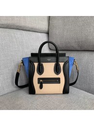 Quality CELINE NANO LUGGAGE BAG IN LAMINATED LAMBSKIN 189243-3 Tl4945Vu63