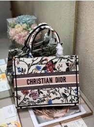 Quality DIOR BOOK TOTE EMBROIDERED CANVAS BAG C1286-10 Tl8960Vu63