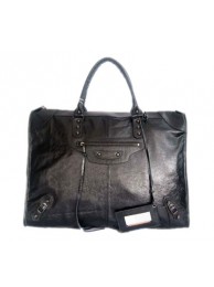 Replica Balenciaga Cowhide Handbag 084336 Black Tl16193ui32